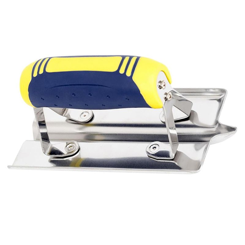 ABUL-Stainless Steel Concrete Hand Edger Groover Hand Seamer Wall Corner Straightening Tool