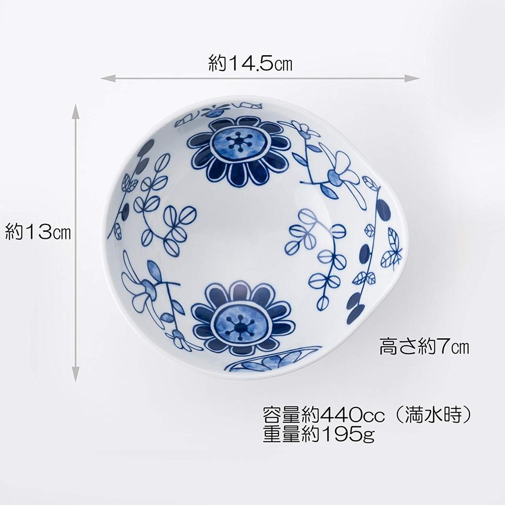CtoC JAPAN Select Tonsui Dish Set for Single W 15cm x D 13cm x H Made in Japan 6-Pattern Multi-Purpose Living, 7cm, 440cc,