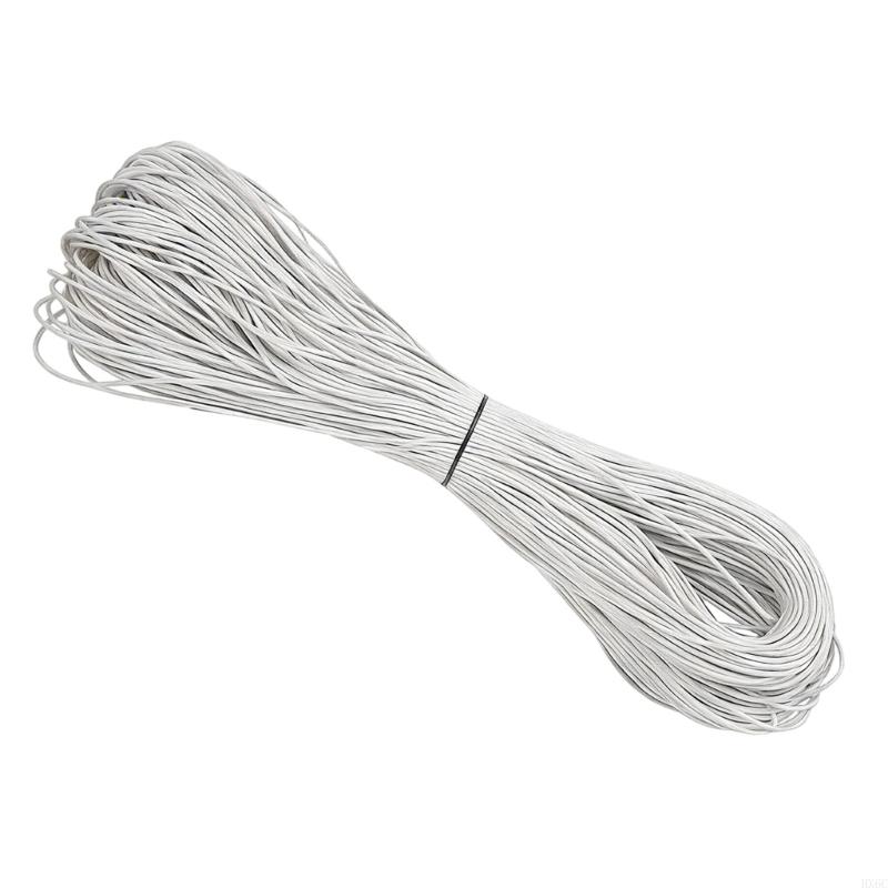 Multipurpose Cotton Waxed Thread 65.61yardX1mm Braiding Cord String for Jewelry Making Home Decoration and Gift Wrapping HX6C