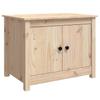 Vidaxl Coffee Table, 71X49X55 Cm, Solid Pine Wood