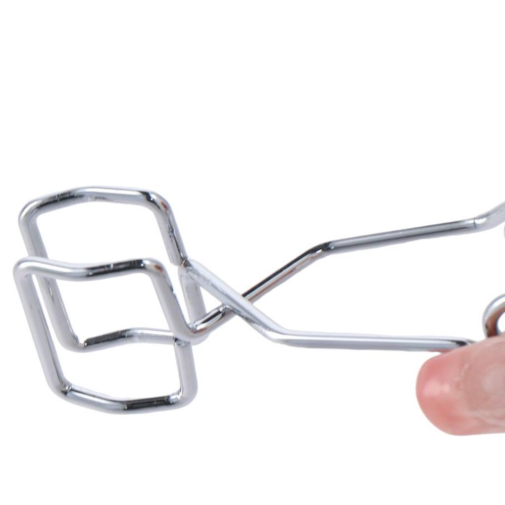 Clește Argintiu Laboratoare 14,5 cm Lungime cu Prinderi pentru Degete Durabil Clește pentru Tuburi de Test Experiment de Laborator