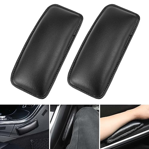 

Подлокотник для автомобиля, Подлокотник для автомобиля, Боковой подлокотник двери, Подушка-подлокотник для автомобиля, Универсальный, Снижает усталость рук, [Комплект из 2 штук], Черный, Синтетическая кожа, Водительский