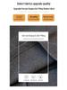 Women's High Waist Gray Plaid A-Line Wool Skirt - Petite, Anti-Exposure, Autumn/Winter Style