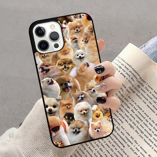 Pomeranian Dog Phone Case for iPhone 17 Air 16 16e 15 Plus for Apple 13 11 12 14 Pro Max Cover  coque fundas Shell