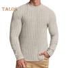 Men Sport Top Slim Fit Pure Color Round Neck Elastic Mid Length Long Sleeves Pullover Homewear Gym Running Basketball T-shirt