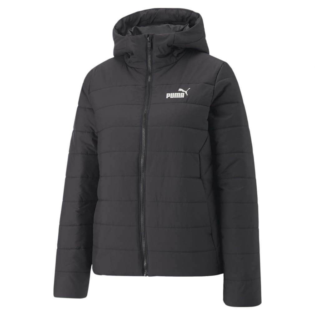 

PUMA ESS Padded and 2023 Black Size S Jacket, Women s, 672279, Breathable, Warm, Windproof, Water-Repellent, Padded, Fall/Winter Color, (01),