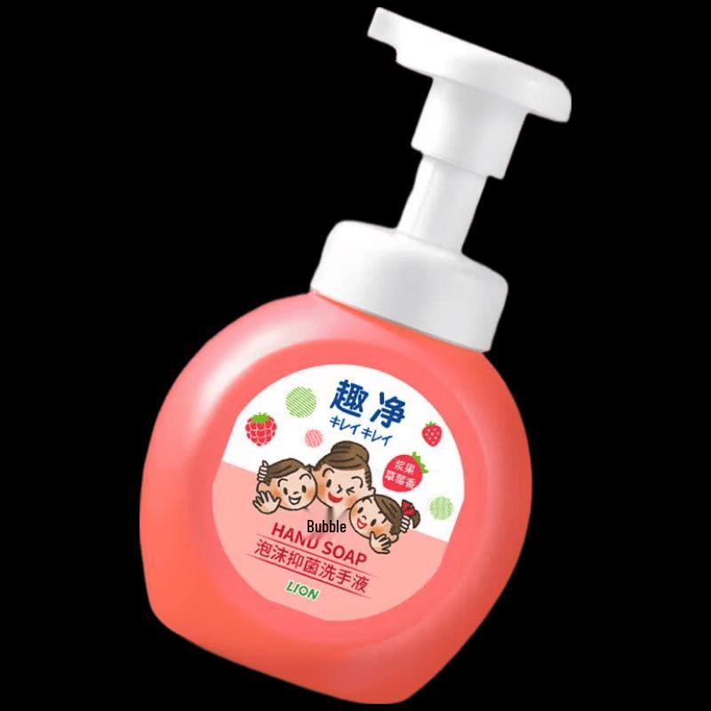 Lion Natural Foaming Antibacterial Hand Soap - Berry Strawberry 250ml