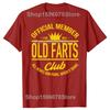 Lustige Offizielle Mitglieder Old Farts Club T-Shirts Kurzarm Geburtstagsgeschenke Herrenbekleidung Mode Lässig Locker Übergröße T-Shirt