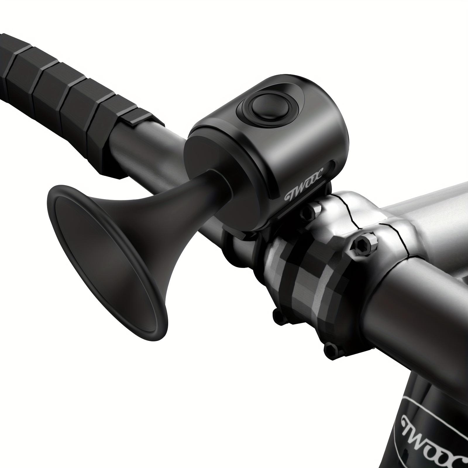 120dB Electric Bike Bell Sounds Alarm Bell, Safety Electric Bicycle Horn for Handlebars чёрный