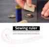 DIY Nählineal, 2 Stück/Set Kommaförmiges Kurvenlineal, Französisches Kurvenlineal für Schnittmusterherstellung, Entwerfen von Kleiderärmeln für Anfänger-Schneiderdesigner