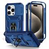 Hülle Für iPhone 16 15 14 13 12 11 Pro Max Plus Mini XS Max XR X 8 Plus 8 7 SE Robuste Hülle mit 360-Grad-Ständer und Kameraschutz