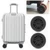 2PCS Plastic Suitcase Replacement Rollers Quiet Wheels Easy Install Assembly Practical Travel Luggage Casters