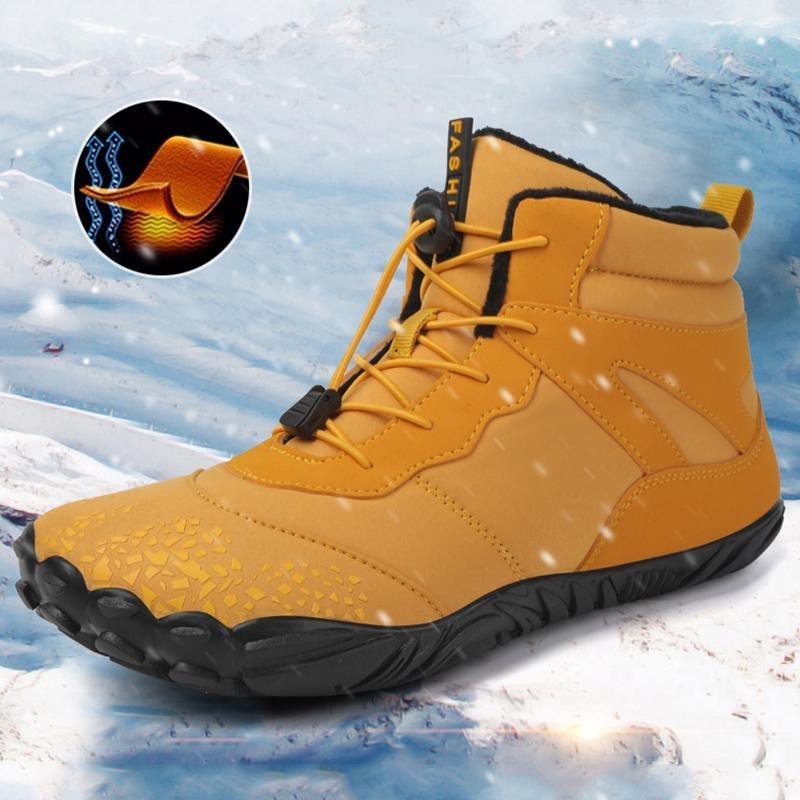 Winter Snowboots Mannen Vrouwen Warm Houden Sport Katoenen Schoenen Outdoor Wandelschoenen Pluche Hoge Enkellaarsjes Man Blote Voeten Sneeuw Sneakers