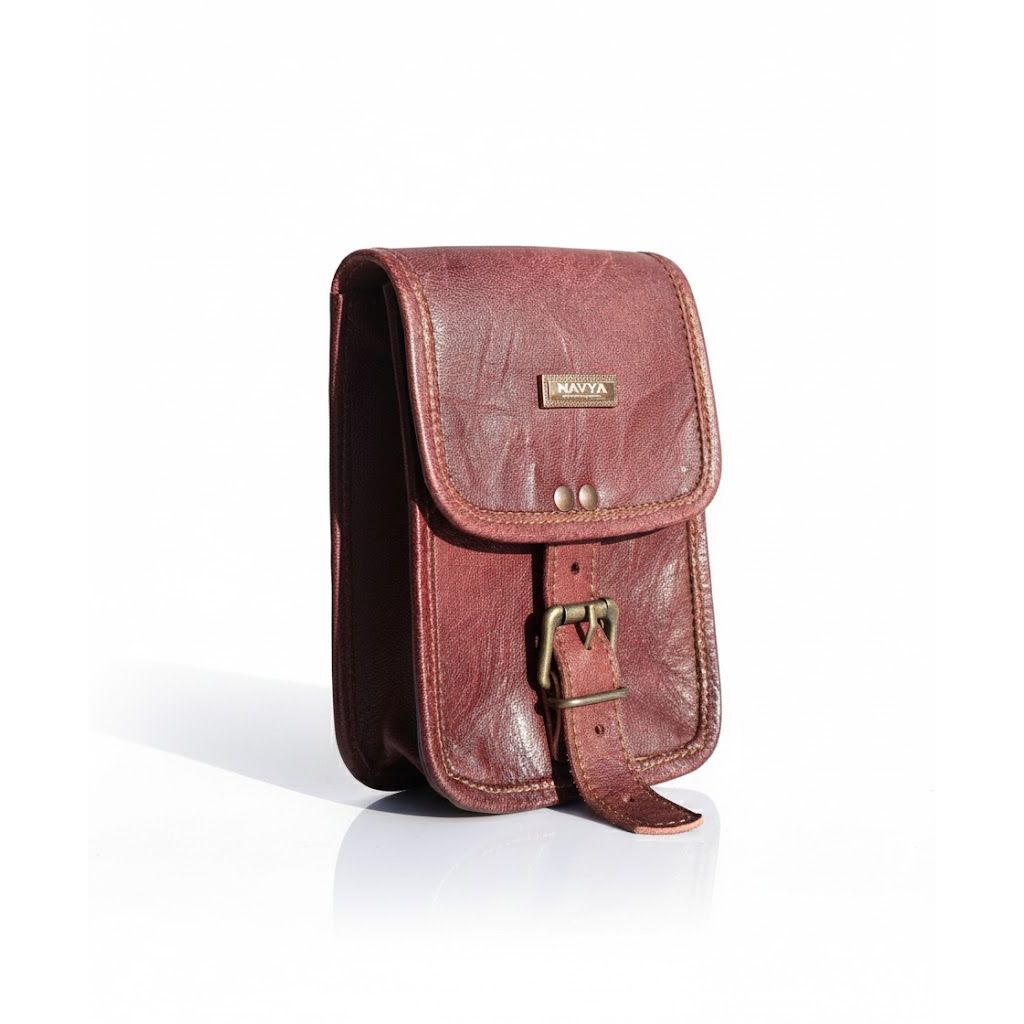 Vintage Real Leather Hunters Choice Waist Pouch With Belt Goat Hide Classic