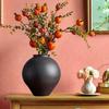 Jingdezhen Ceramic Vase: Retro Chinese Pottery for Living Room or Dining Table Flower Arrangements.