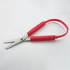 8 Inch Colored Plastic Elastic Scissors Paper Cuttings Scissors Safety Ring Scissors U Shaped Automatic Rebound Scissors
