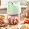 USB Rechargeable Garlic Chopper Wireless Meat Grinder Mini Size Baby Food Processor  Spice Grinding