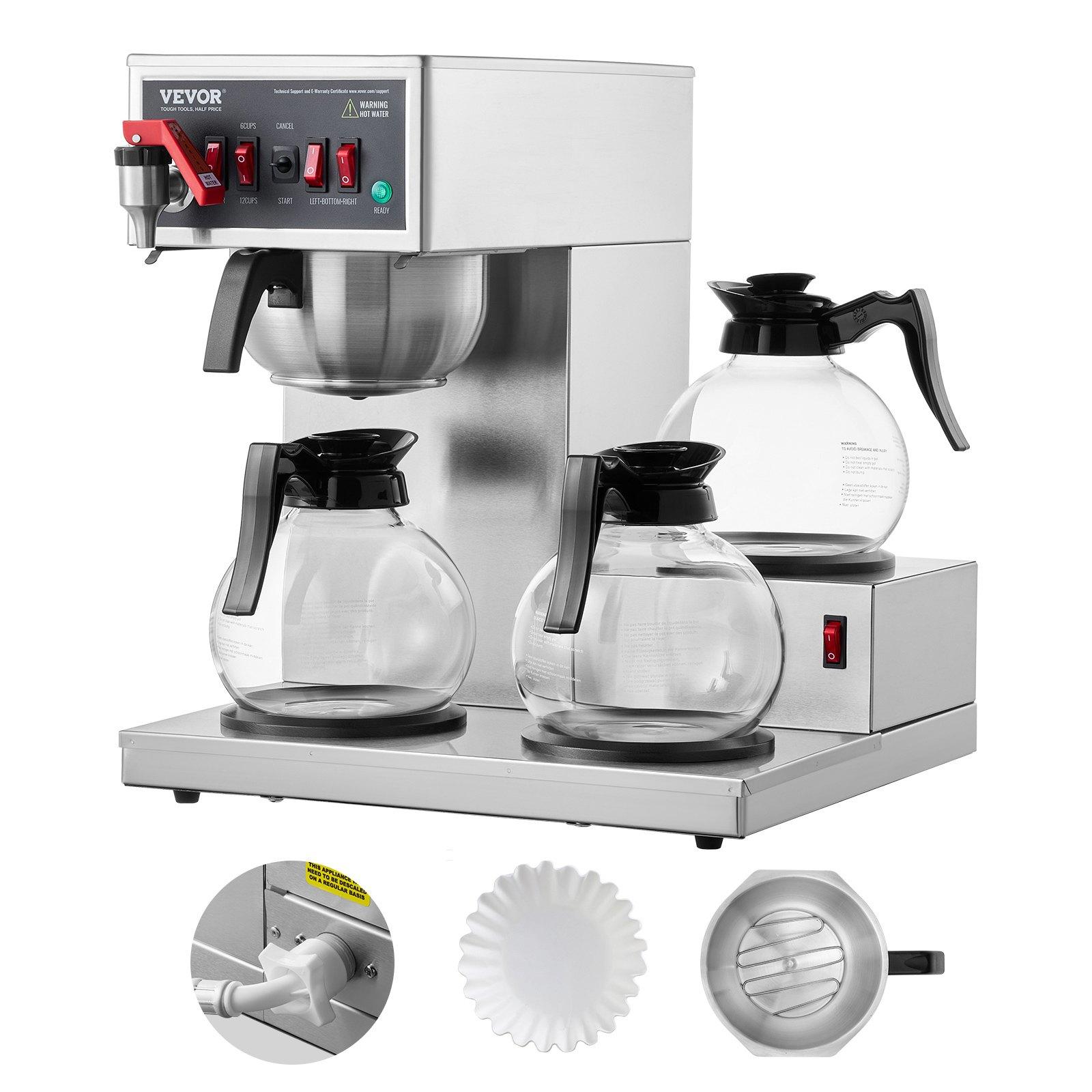 VEVOR 12 Cups Commercial Drip Coffee