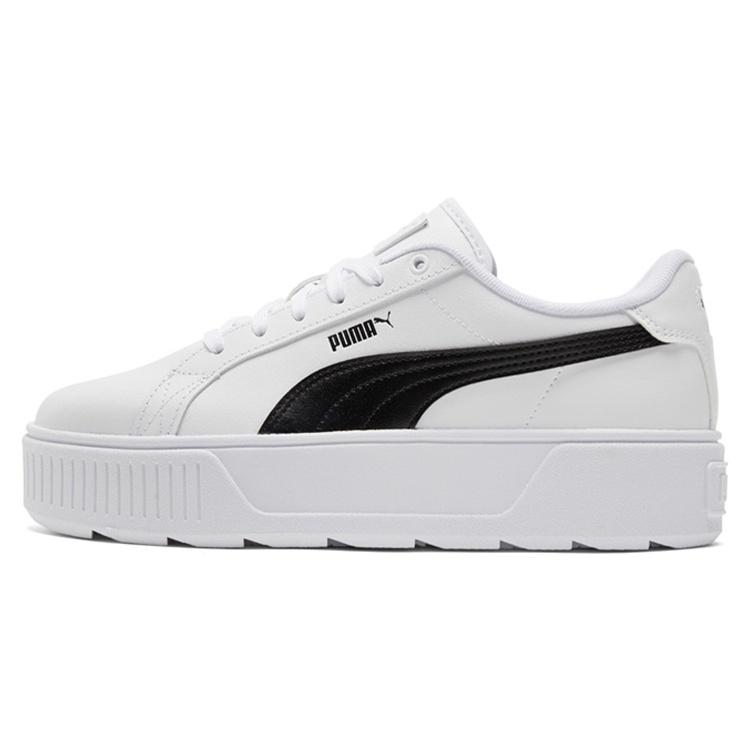 (WMNS) PUMA Karmen Leather White Black Women s 384615-02 EU 38