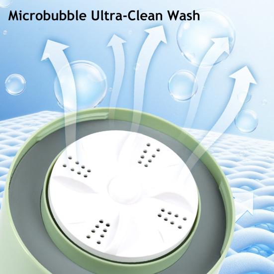 Portable Mini Washer Wireless Charging Underwear Laundry Cup Automatic Hands-Free Cleaning Washing Machine for Travel Home Use