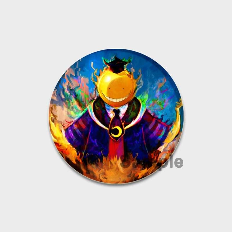 58MM 58mm Ručně vyráběné brož Pin Anime Atentát Učebna Brože Kreslený Cosplay Odznaky Batoh Dekorace klobouku Odznaky do klopy Dárky