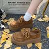 All-inclusive Boken Shoes Heightening Casual Muffin Women's New Lace-up Small Thick-soled Boken Shoes