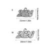 100Pieces Simple 2026 Year Number Charm Graduation Pendant For Unique Jewelry And Gift Crafting Project Decoration