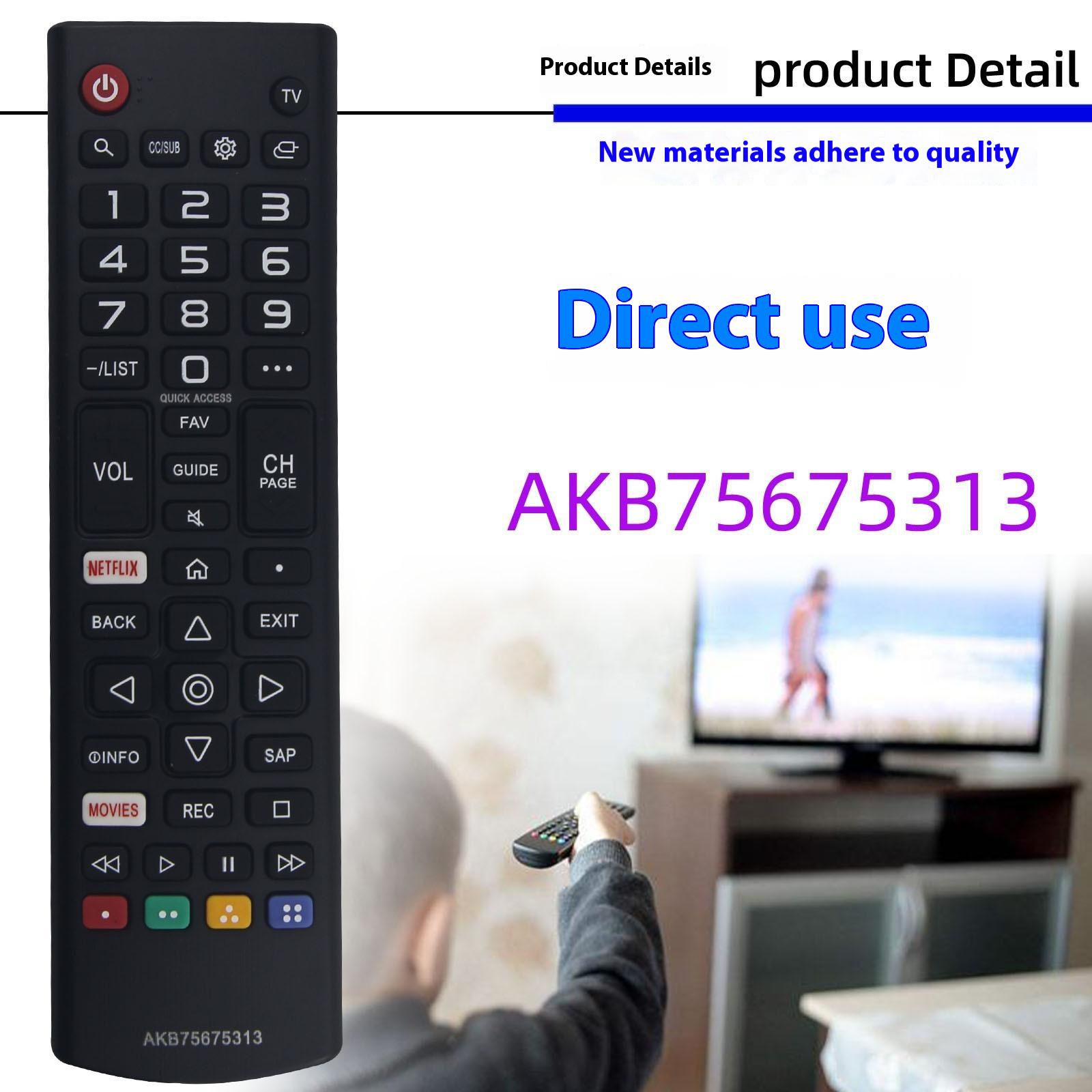 

AKB75675313 For LG TV Remote Control Infrared Wireless Replacement Controller A