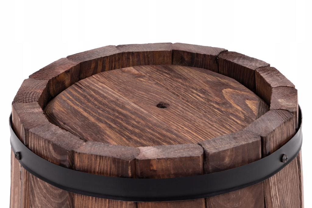 Wooden Flowerpot 42XH26 Low K. Walnut