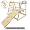 Wooden Indoor Climbing Frame for Kids - Hand & Foot Exercise Toy Rack for Toddlers