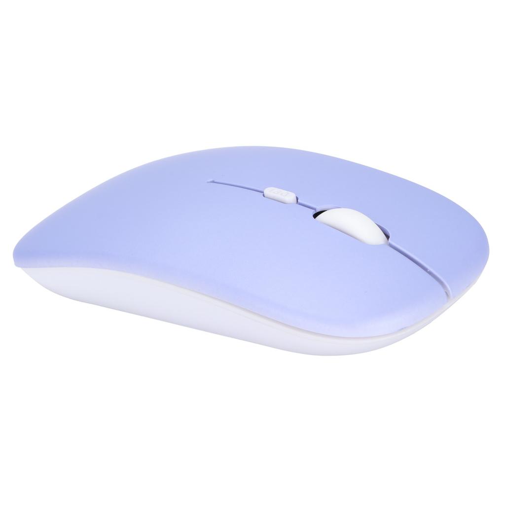 Wireless Mouse Mute Smart UltraThin Portable Gaming Office Computer Accessories(Purple )