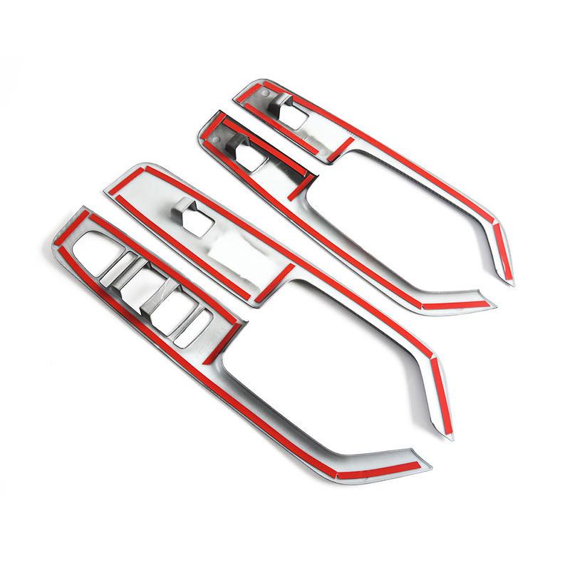 Interior Trim Panel For BYD Shark 6 ABS Material Door Button Car Window Button Cover Frame Cap Button Trim Patch For Shark 6