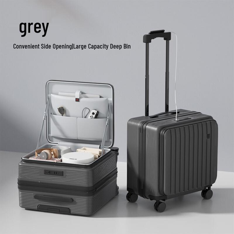 OKD Side-Open Carry-On Suitcase 18-inch
