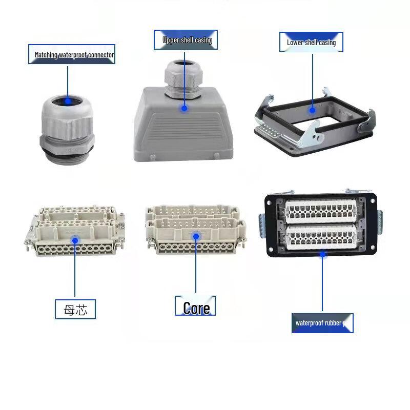 SNAYN Rectangular Heavy-Duty Connector