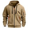 Übergroßer Reißverschluss Hoodie Herren Hoodies für Herren Herren Hoodie mit durchgehendem Reißverschluss und verstellbarem Kordelzug Hoodies für Herren
