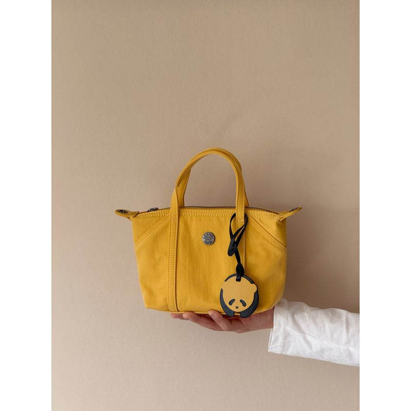

Macaron Color Series Mini Shoulder Crossbody Tote Bag Yellow