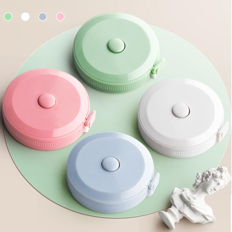 2 Meter Soft Tape Measure Scale Body Sewing Flexible Tailor Ruler Centimeter Inch Portable Retractable Self-Lock Measuring Tape