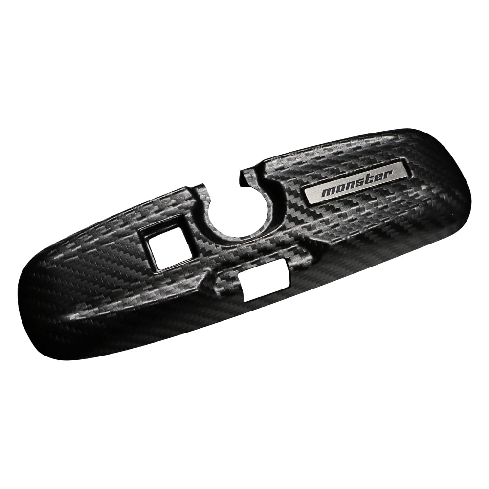 

MONSTER SPORT Rearview Mirror Cowl for Nissan Fairlady Z and Others with Interior Accessory Cover GT-R (R35) / (Z33/Z34/RZ34) (Compatible ICHIKOH8294) чорний