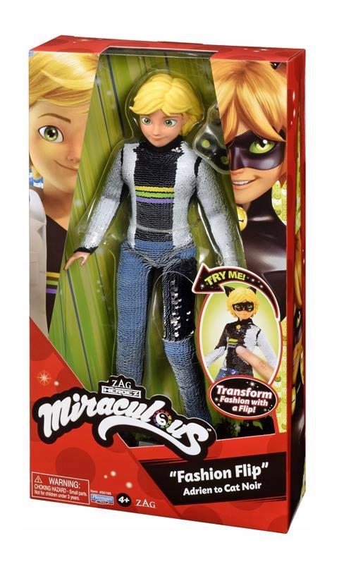Lalka Miraculous: Biedronka I Czarny Kot Playmates Toys Adrien 26 Cm