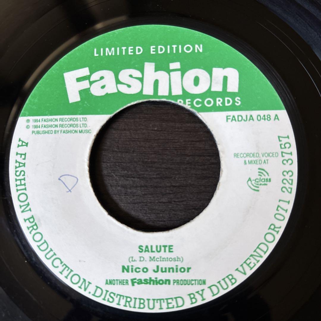 

[USED] Nico Junior - Salute 7 inch reggae record
