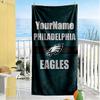 Philadelphia Eagles Personalized Name Beach Towel Soft Durable Quickdry Perfect For Traveling Yoga Camping And Swimming