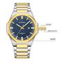 NAVIFORCE Simple Watch for Men Stainless Steel Strap Calendar Movement Luminous Pointer Waterproof 3ATM Casual Fashion Men's Watch NF9245