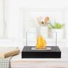 Tabletop Firepit Light Stylish Portable Rectangular Alcohol Fireplace Light for Home Bar Ambiance
