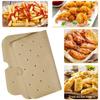 50Pcs Air Fryer Disposable and Convenient Baking Paper Non-stick Oil Absorbing Perforated Air Fryer Lining Baking Tools