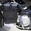 Waterproofed Motorcycle Rail Mounted Storage Bag With Enhances Hold Exteriors And Compacts Size For Routine Journey