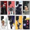 S-Skibidi Toilet Mobile Cell Phone Case For Samsung Galaxy S26 S25 Edge S24 S23 Ultra S22 Plus S21 S20 FE Soft TPU Back Cover Fu