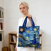 Bolsa de Lona Retrô Bolsa Feminina Floral Desenhos de Animais Fofos Bolsa Tote Compatível com Laptop de 14 Polegadas Bolsa Tote para o Trabalho Compras Passeios de Fim de Semana