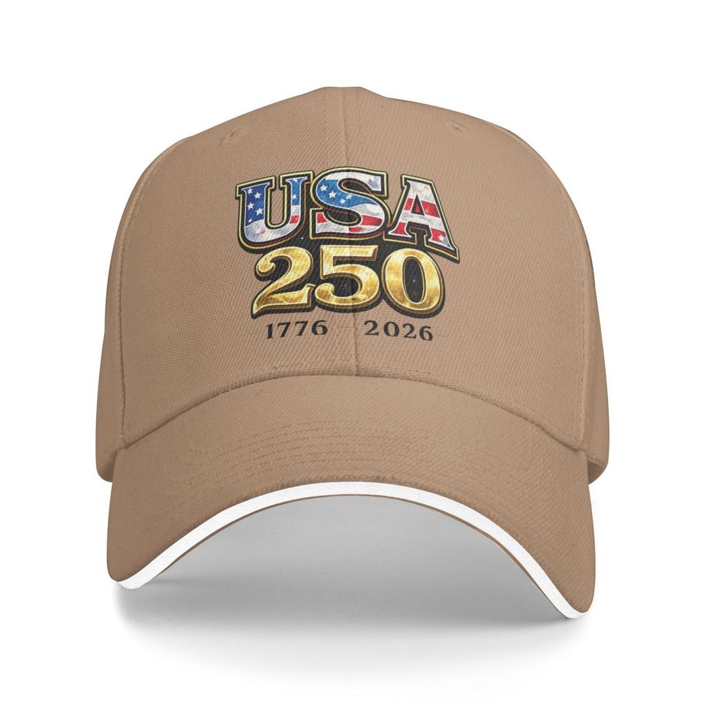 Baseball Caps American 250 Anniversary USA Customized Unisex Women Outdoor Summer Caps