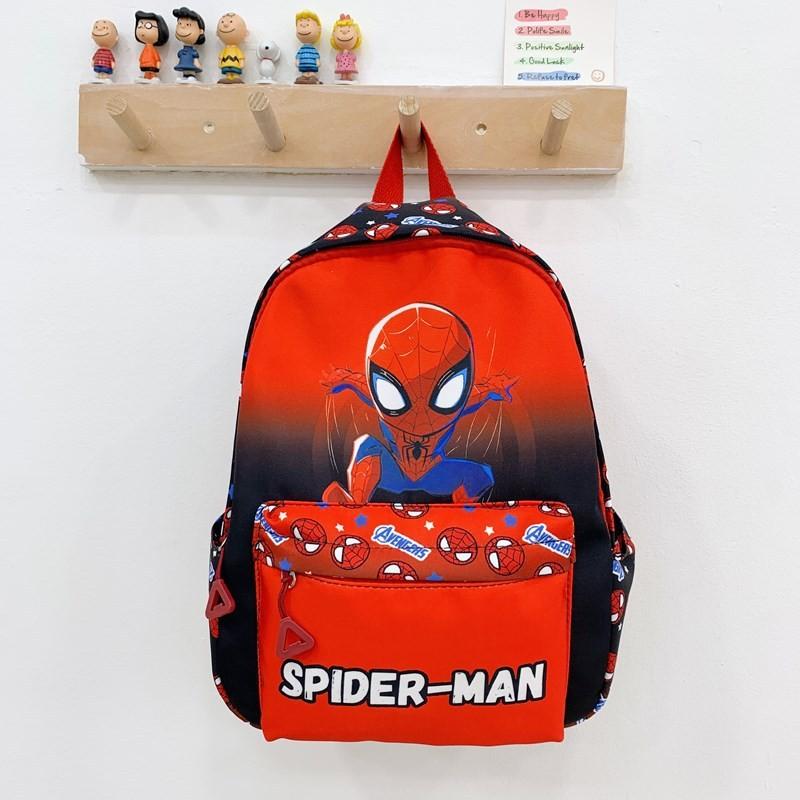 Marvel Hulk Captain America Spider Man Batman Cartoon Printed Kid Backpack
