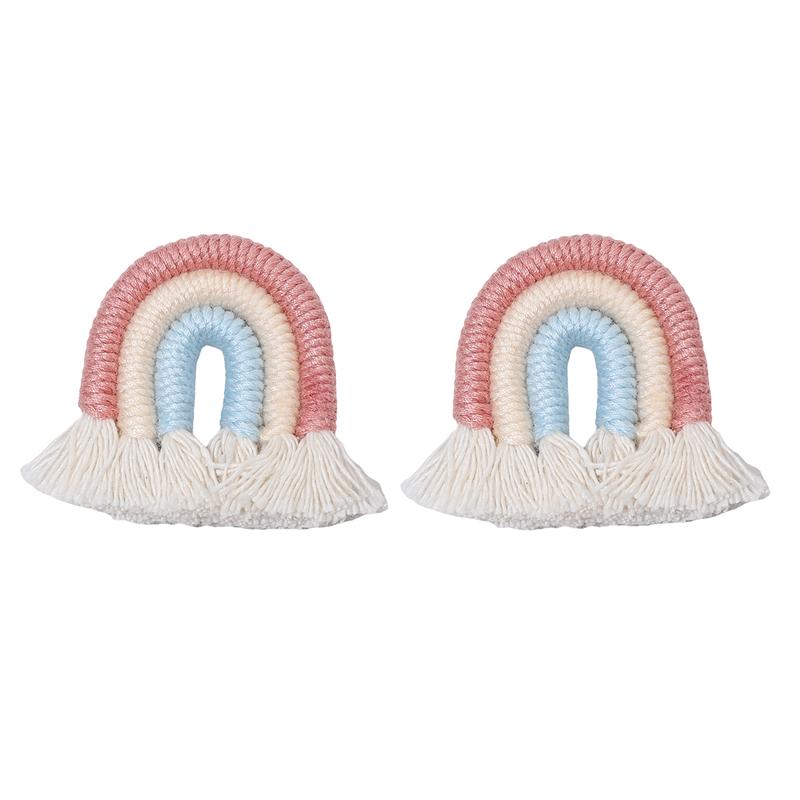 1pc Handmade 45mm Braided Cotton Tassle Charm Pendnat for Earring Necklace Keychain DIY Jewelry Craft Making